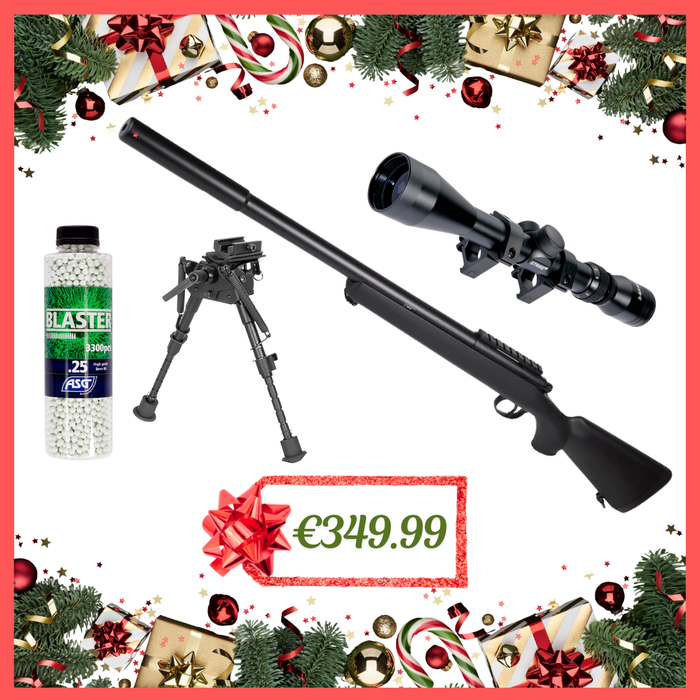 Tokyo Marui VSR G-Spec Black - Christmas Bundle