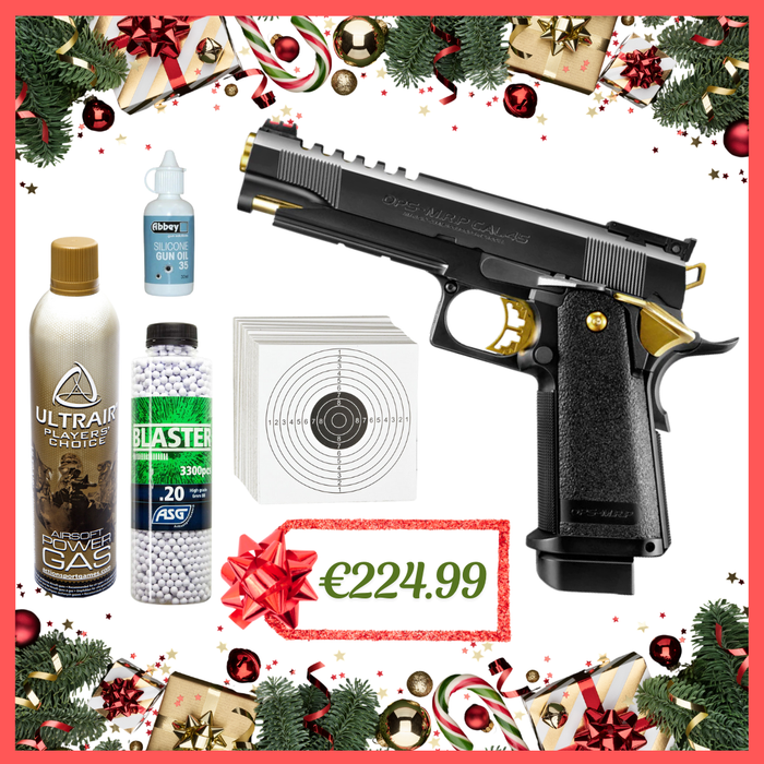 Tokyo Marui HI-CAPA 5.1 Gold Match - Christmas Bundle