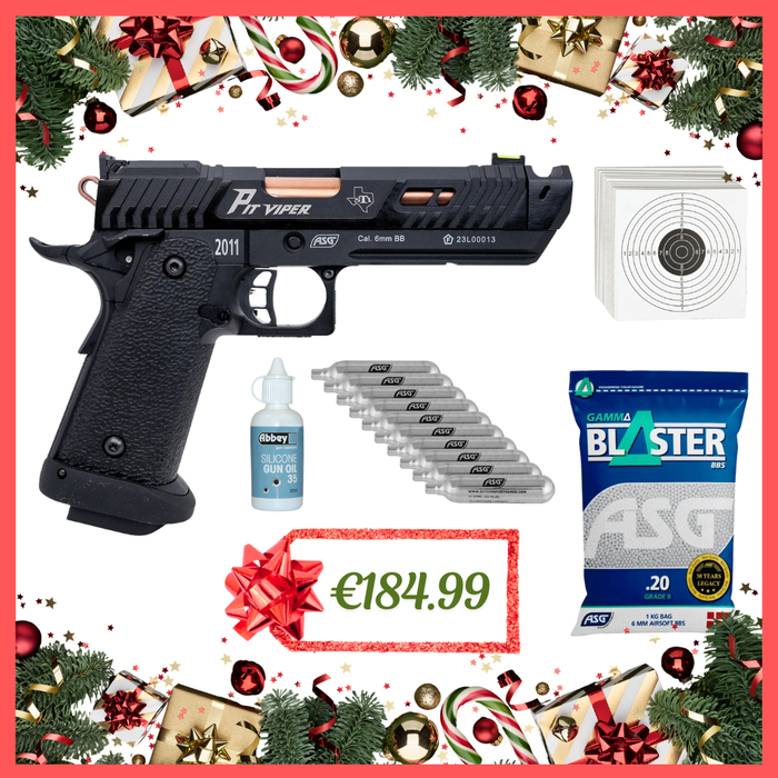 ASG STI Pit Viper CO2 - Black - Christmas Bundle