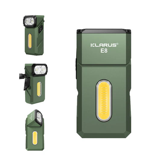 Klarus E8 EDC Flashlight - 1000LM - OD