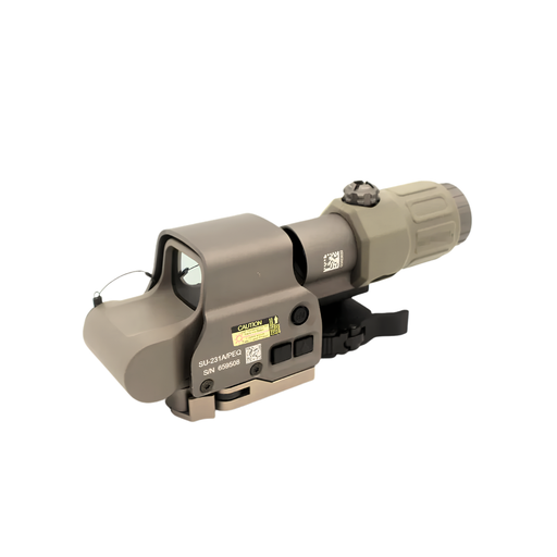 Aim-O Holographic Hybrid Sight EXPS with G33 Magnifier - Tan1