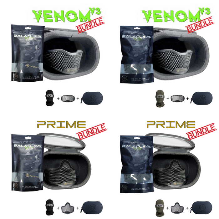 NB Tactical 3 in 1 Bundle - Balaclava + Ghost Mask + Case