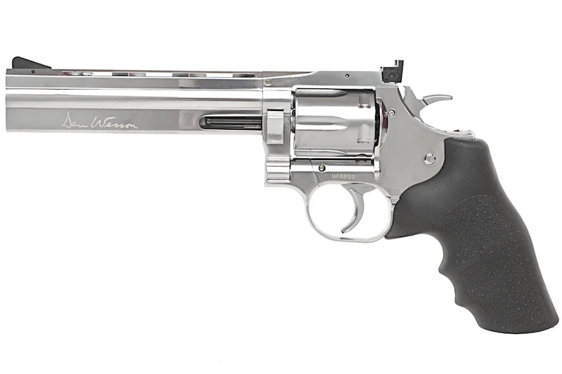 ASG Dan Wesson 715 6" Revolver Silver - Christmas Bundle