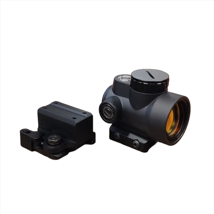 AIM-O MRO Red Dot with QD Riser Mount & Low Mount - Black