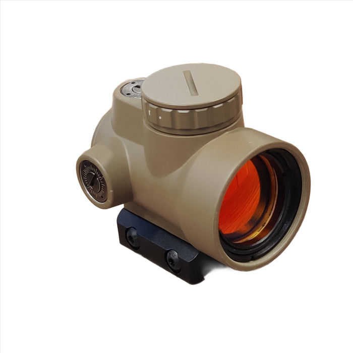 AIM-O MRO Red Dot with QD Riser Mount & Low Mount - Tan