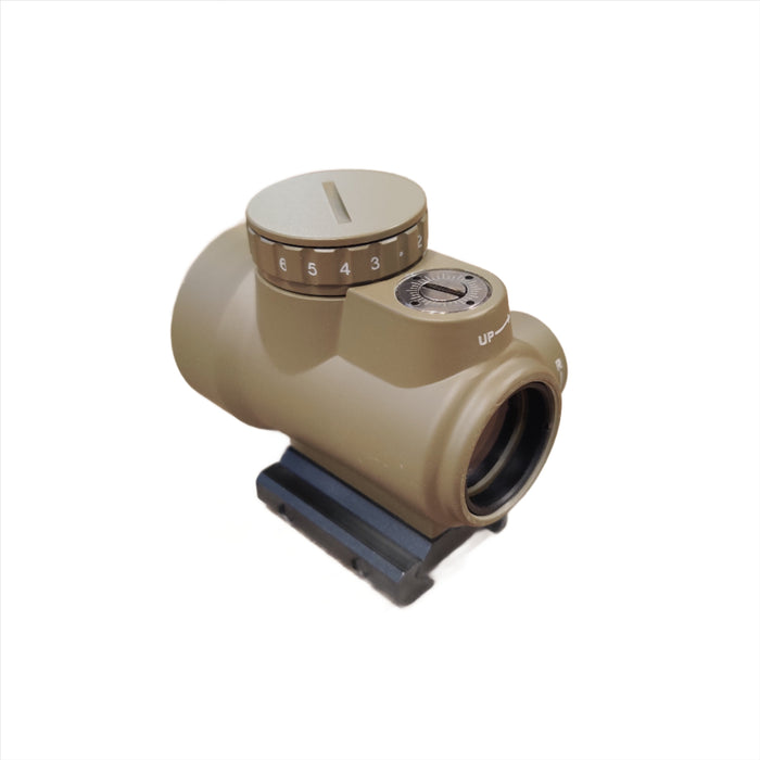 AIM-O MRO Red Dot with QD Riser Mount & Low Mount - Tan