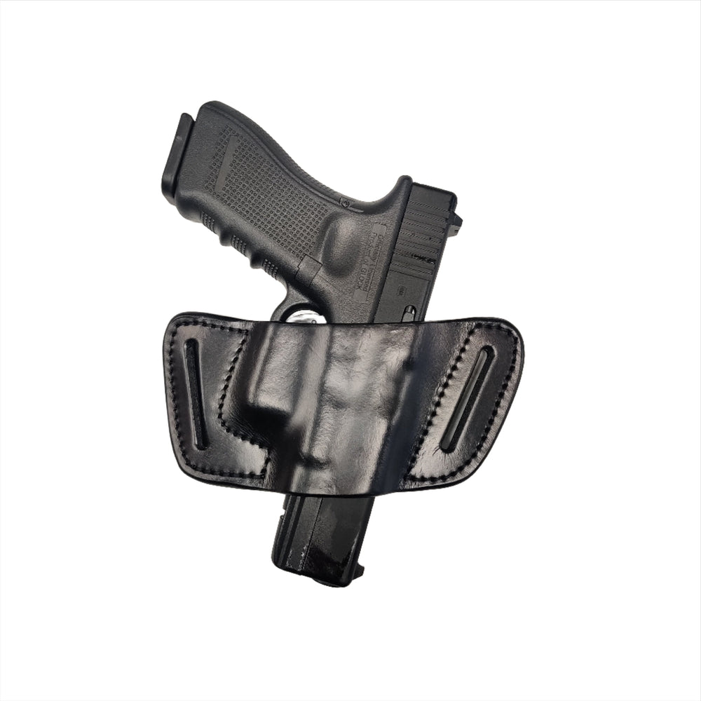 Frontline Belt Slide Leather Holster - Glock 17/19/22/23