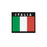 JTG 3D Rubber Italian Flag Patch - Black