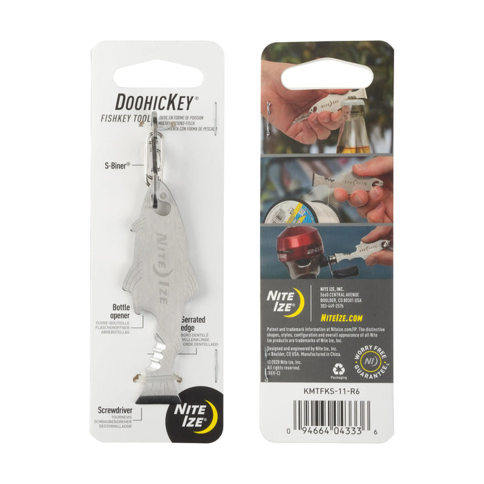 Nite Ize DoohicKey - Fishkey Tool - Silver