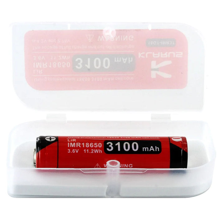 Klarus 18GT IMR 18650 Rechargeable Battery -  3100mAh