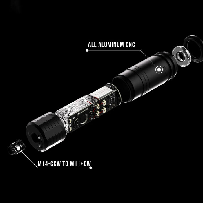 Lancer Tactical x SLR N.O.T.A.S. Faux Suppressor Built-in Flare Smoky BT Tracer