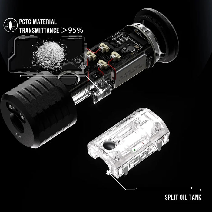 Lancer Tactical x SLR N.O.T.A.S. Faux Suppressor Built-in Flare Smoky BT Tracer