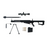 Barrett M82 Mini Gun  - Black