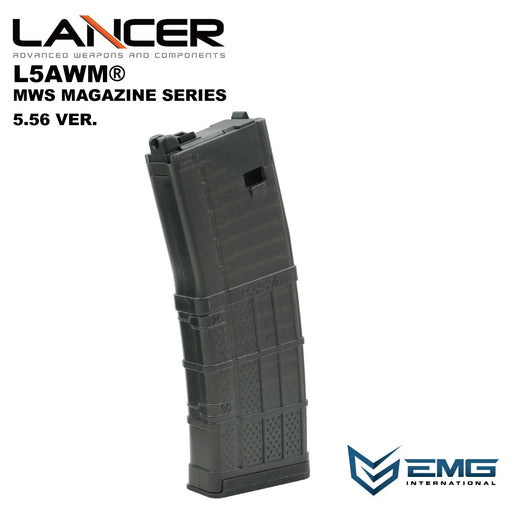 EMG Lancer Systems L5AWM 35rd Gas Magazine for MWS - 556 - Smoke