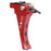 Maxx CNC Aluminum Advanced Speed Trigger (Style D) Red - ASG EVO 3