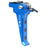 Maxx CNC Aluminum Advanced Speed Trigger (Style E) Blue - ASG EVO 3