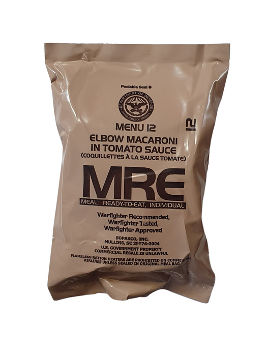 Genuine U.S. Military Surplus MREs (Meal Ready-to-Eat)