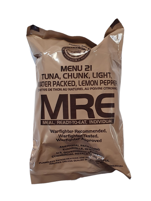 Genuine U.S. Military Surplus MREs (Meal Ready-to-Eat)