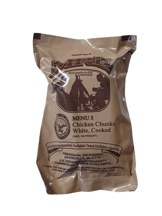 Genuine U.S. Military Surplus MREs (Meal Ready-to-Eat)