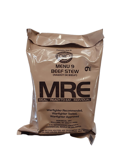 Genuine U.S. Military Surplus MREs (Meal Ready-to-Eat)