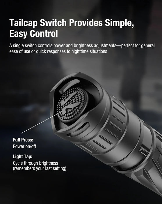 Klarus P2 Compact Flashlight & Battery - 1000LM