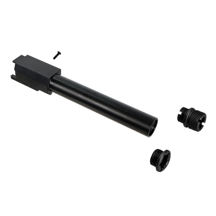 Nine Ball Threaded Outer Barrel for Tokyo Marui P320 - Black