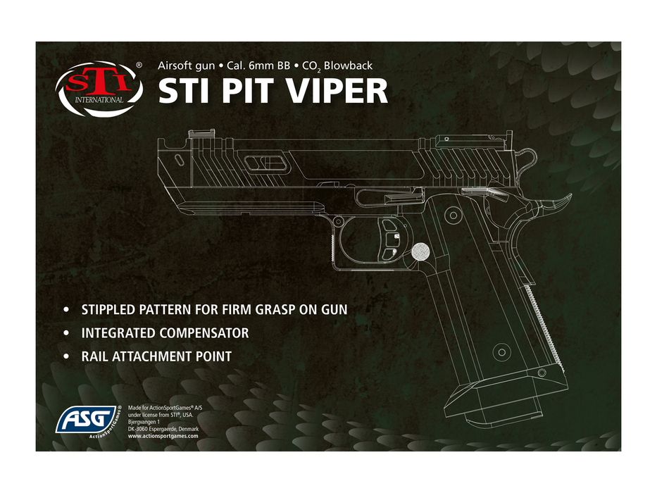 ASG STI Pit Viper CO2 - Black