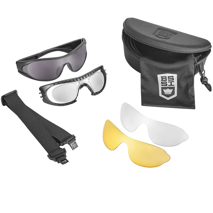 Bollé Raider Ballistic Glasses Kit - 3 Lenses