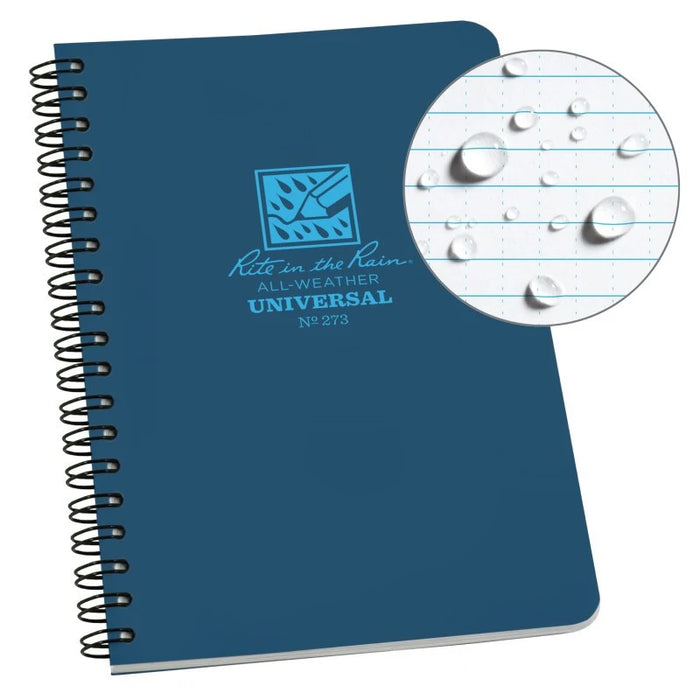 Blue waterproof book