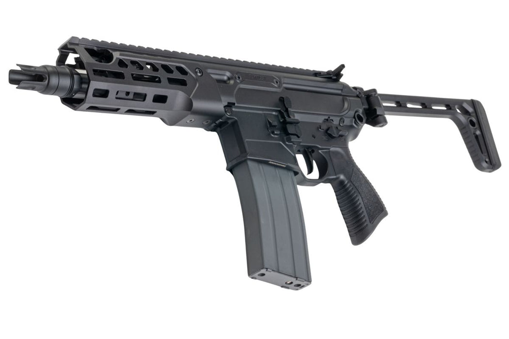 Salvo Precision MCX Rattler LT 6.75" NPAS GBBR & Case - Black