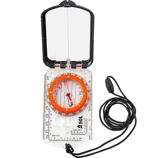 SOL Sighting Compass with Mirror