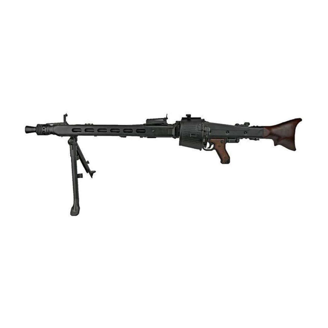 New S&T (AGM) MG42 Full Metal/Real Wood - Carry Case + Bipod — AirsoftEire