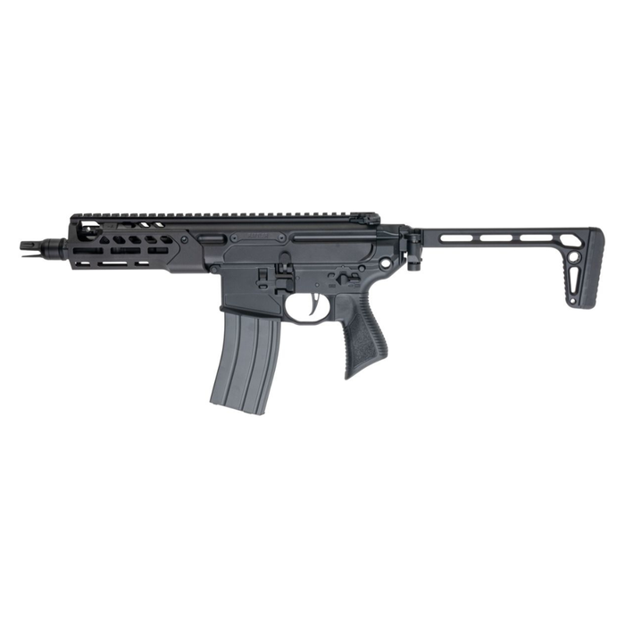 Salvo Precision MCX Rattler LT 6.75" GBBR & Case - Black