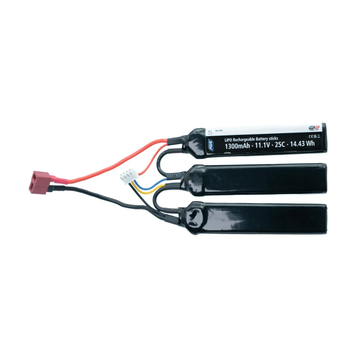 Strike Systems 11.1V 1300mAh 25C LIPO Battery - Sticks - Deans (T-Plug)