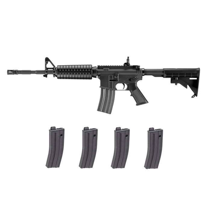 Tokyo Marui EVOLT M4A1 Carbine & X4 Additional Magazines