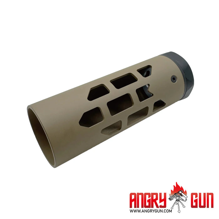 Angry Gun U-RAC Style Suppressor Shield 6.5" - FDE