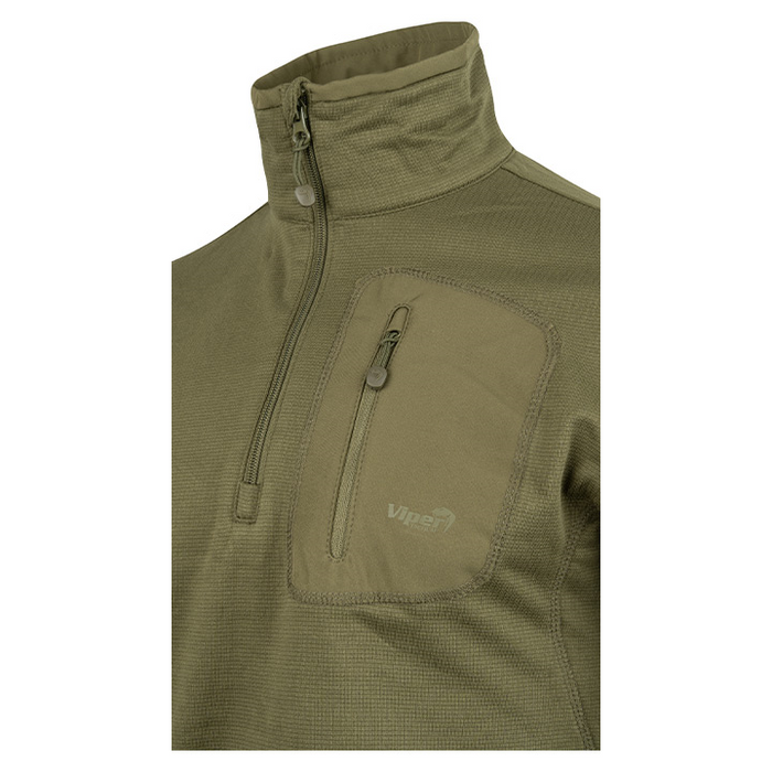 Viper Technical Mid Layer Fleece - Green