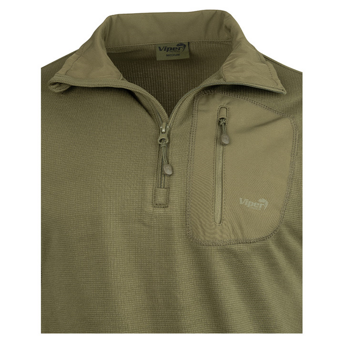 Viper Technical Mid Layer Fleece - Green