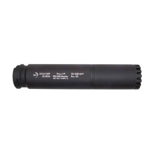 Wii Tech MP5 SQD-M-9 CNC 6061 Aluminium Silencer