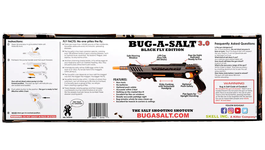 Bug-A-Salt 3.0 - Black Fly Edition