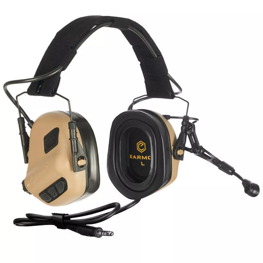 Earmor M32 Plus Communication & Hearing Protector - Tan