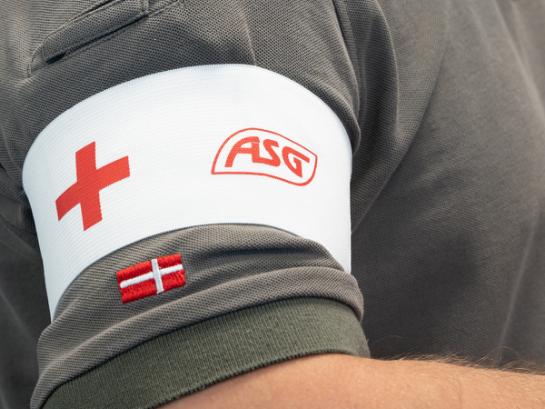 ASG Medic Armband - White/Red