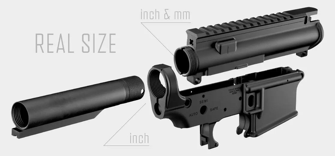Tokyo Marui EVOLT RS FPR MK4 Rifle & X4 Additional Magazines