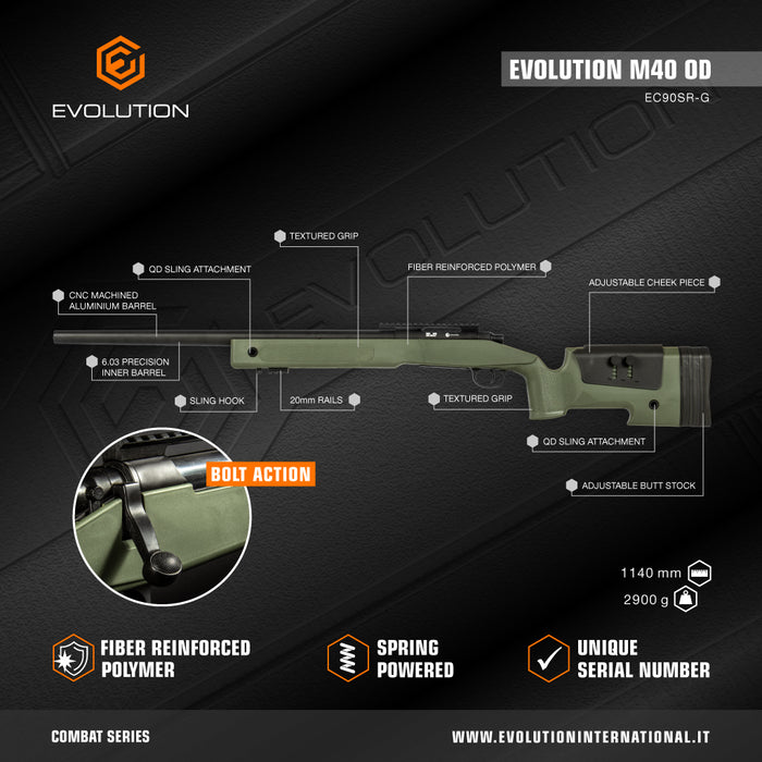 Evolution M40 Sniper Rifle - OD