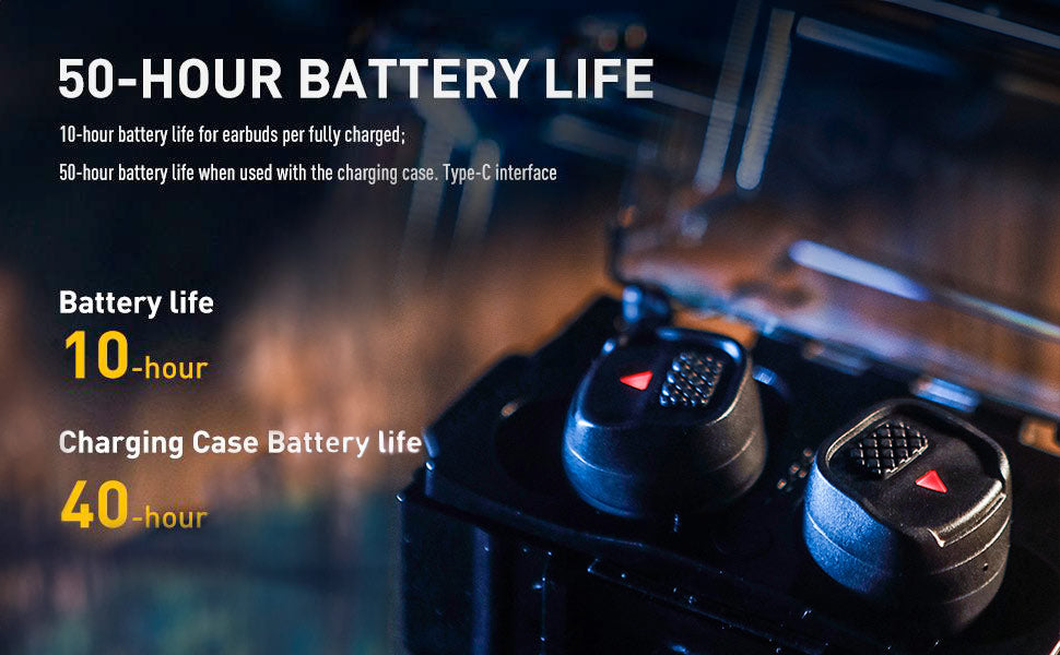 Earmor M20T Pro Bluetooth Hearing Protector Earbuds - Black