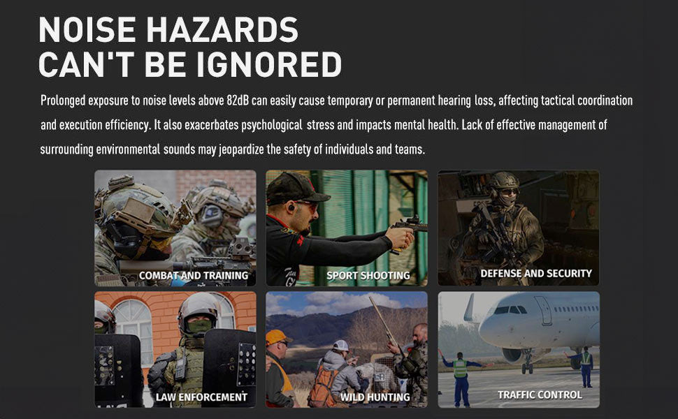 Earmor M20T Pro Bluetooth Hearing Protector Earbuds - Black