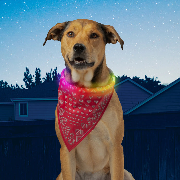 Nite Ize Dog LED Bandana Light - Red