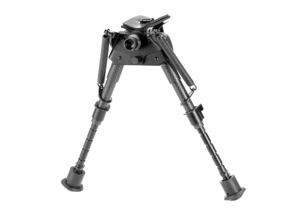 Rokstad Universal 6-9" Carbon Fiber Bipod - QD Stud / RIS 20mm Rail