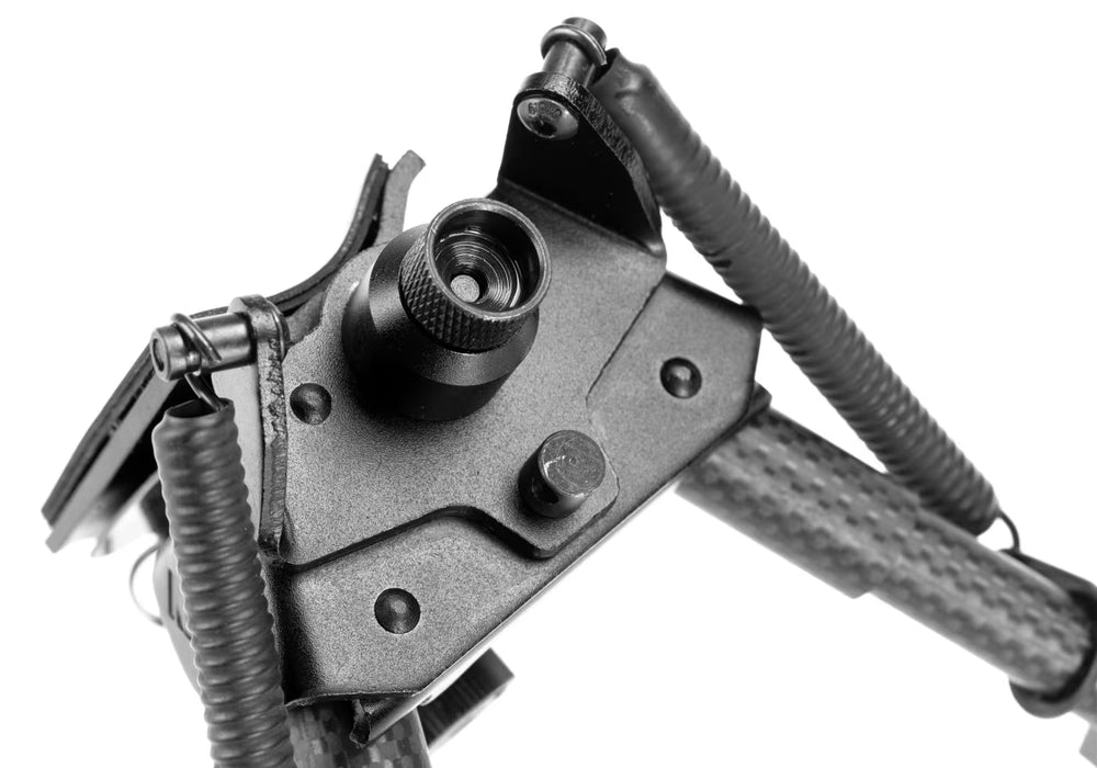 Rokstad Universal 6-9" Carbon Fiber Bipod - QD Stud / RIS 20mm Rail