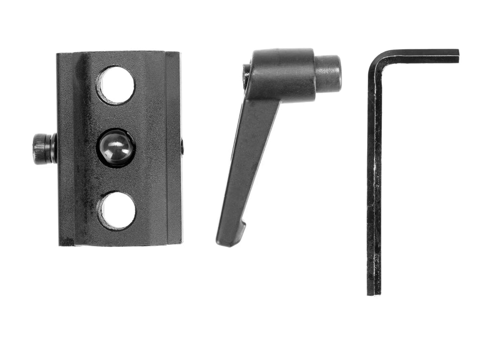 Rokstad Universal 6-9" Carbon Fiber Bipod - QD Stud / RIS 20mm Rail